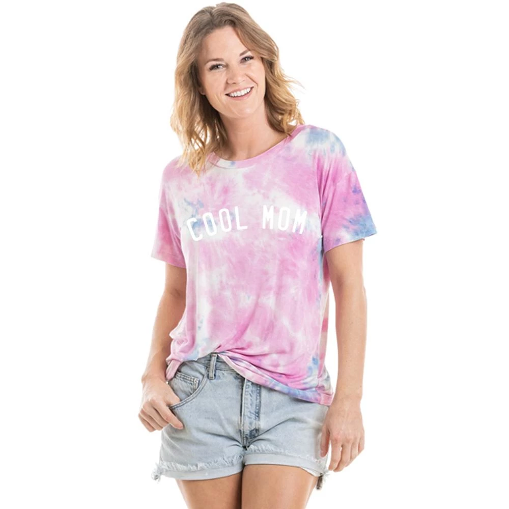 Katydid Cool Mom Women’s Tie Dye Graphic T-Shirt Tie Dye Collection