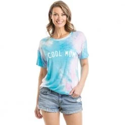 Katydid Cool Mom Women’s Tie Dye Graphic T-Shirt Tie Dye Collection