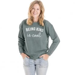 Katydid Being Kind Is Cool Corded Sweatshirt Fall & Winter