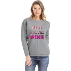 Katydid Cocktail Collection Here For The Wine Corded Sweatshirt