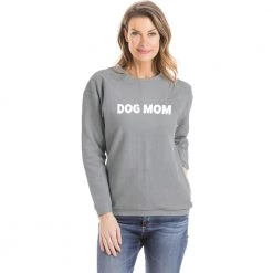 Katydid Dog Mom Corded Crew Sweatshirt