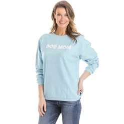 Katydid Dog Mom Corded Crew Sweatshirt