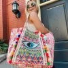 Katydid Weekend Vibes Collection Evil Eye Tote Bag