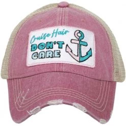 Katydid Vacay Getaway Collection Cruise Hair Don't Care Women's Trucker Hats