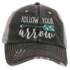 Katydid Follow Your Arrow Trucker Hat