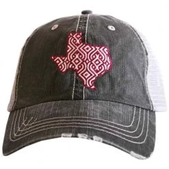 Katydid State Love Collection Texas IKAT Patch Trucker Hat