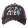 Katydid Vacay Getaway Collection Pool Hair Don't Care Trucker Hat