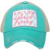 Katydid Southern Charm Collection Follow Your Arrow Women's Trucker Hats