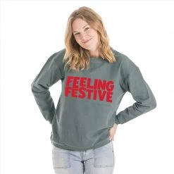 Katydid Feeling Festive Corded Sweatshirt
