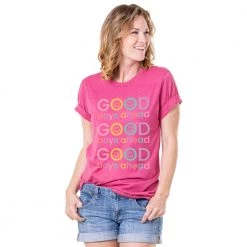 Katydid New Good Days Ahead Happy Face Graphic T-Shirt