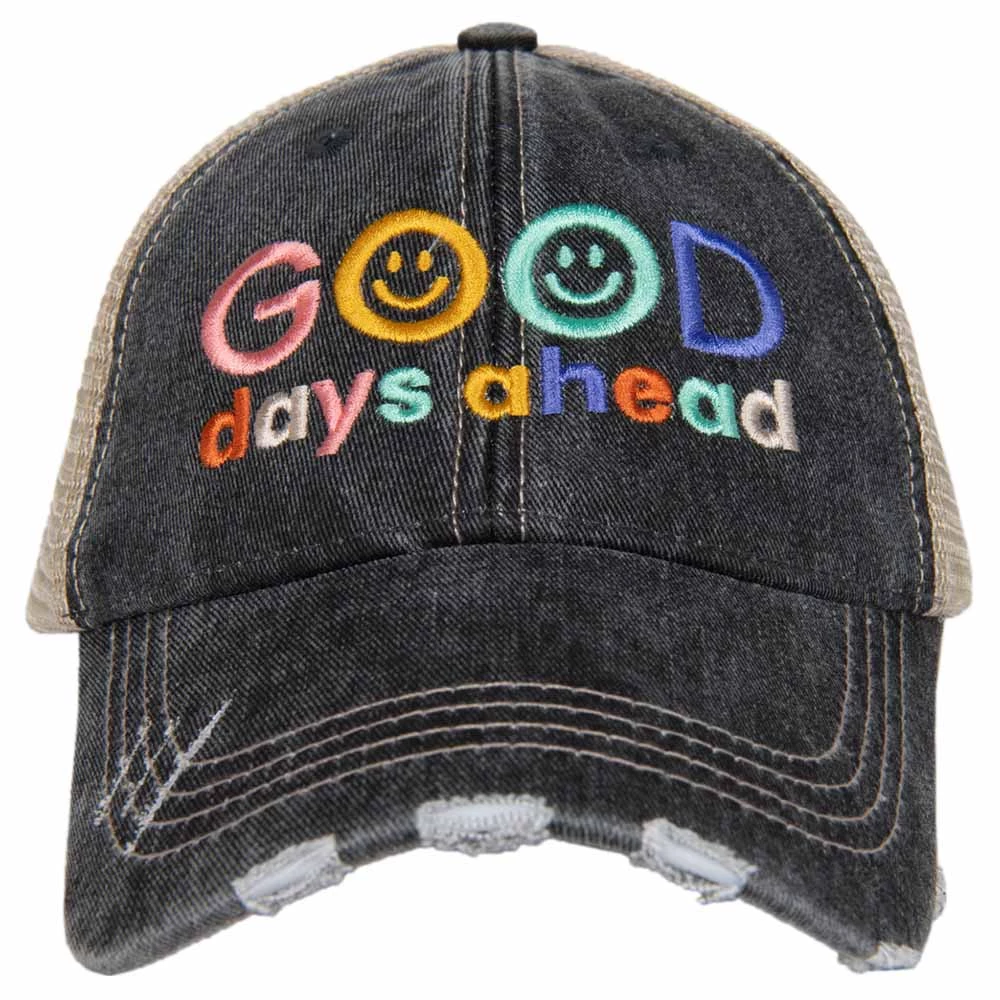 Katydid Good Days Ahead Trucker Hat New