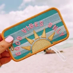 Katydid Vacay Getaway Collection Good Vibes SUNSHINE Luggage Tags