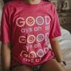 Katydid New Good Days Ahead Happy Face Graphic T-Shirt