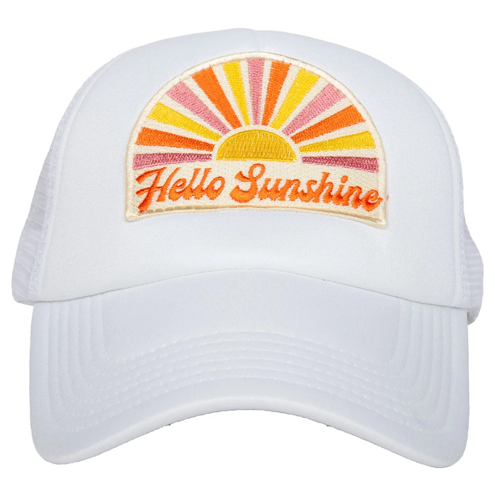 Katydid Hello Sunshine Trucker Hat (White Foam)