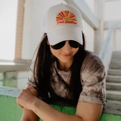 Katydid Hello Sunshine Trucker Hat (White Foam)