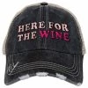 Katydid New Here For The Wine Trucker Hat
