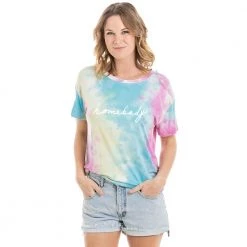 Katydid Homebody Women’s Tie Dye Graphic T-Shirt