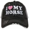 Katydid New I Love My Horse Trucker Hat
