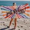 Katydid Just Relax Quick Dry Beach Towels Vacay Getaway Collection