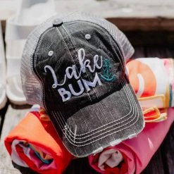 Katydid Lake Bum Trucker Hats Vacay Getaway Collection
