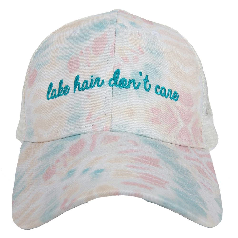 Katydid Lake Hair Don't Care TIE DYE Trucker Hat Tie Dye Collection