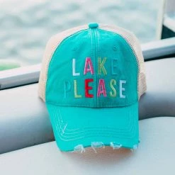 Katydid Vacay Getaway Collection Lake Please (MULTICOLORED) Trucker Hats