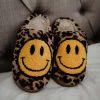 Katydid Happy Face Collection Leopard Happy Face Slippers