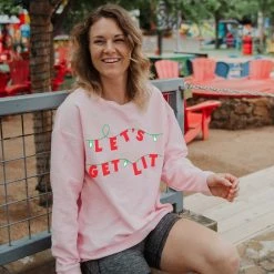 Katydid Let's Get Lit Corded Sweatshirt