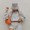Katydid Light Gray Corded Bucket Hat