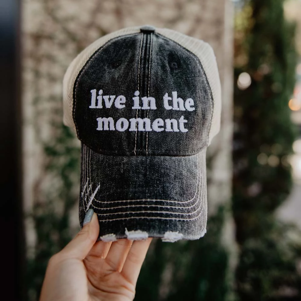 Katydid Live In The Moment Trucker Hat New