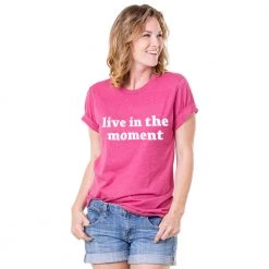 Katydid Live In The Moment Graphic Printed Tee