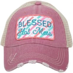 Katydid Blessed Hot Mess Women's Trucker Hats Southern Charm Collection