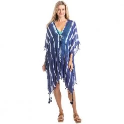 Katydid Navy And White Tie Dye Swimsuit Cover Ups Tie Dye Collection