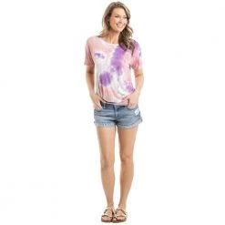 Katydid Orange And Purple Tie Dye T-Shirt