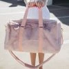 Katydid Fall & Winter Light Pink Faux Fur Weekender Bags