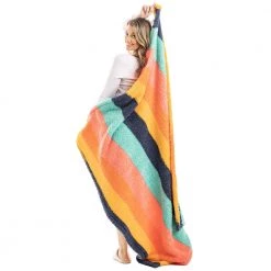 Katydid Fall & Winter Rainbow Sherpa Blanket