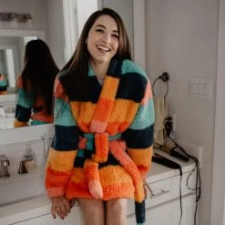 Katydid Rainbow Women's Robe