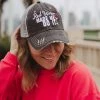 Katydid Red Wine Made Me Do It Trucker Hats Weekend Vibes Collection