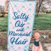 Katydid Salty Air And Mermaid Hair Quick Dry Beach Towels