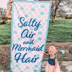 Katydid Salty Air And Mermaid Hair Quick Dry Beach Towels