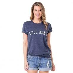 Katydid New Cool Mom Short Sleeve Graphic Print Tee
