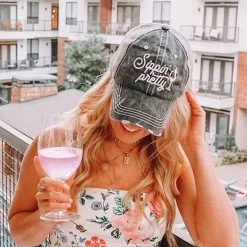 Katydid Weekend Vibes Collection Sippin' Pretty Trucker Hats
