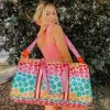 Katydid Happy Face Travel Weekender Bag New