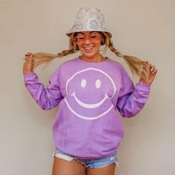 Katydid Happy Face Corded Sweatshirt Happy Face Collection