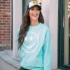 Katydid Happy Face Corded Sweatshirt Happy Face Collection
