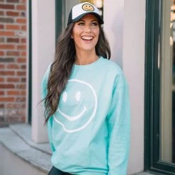 Katydid Happy Face Corded Sweatshirt Happy Face Collection