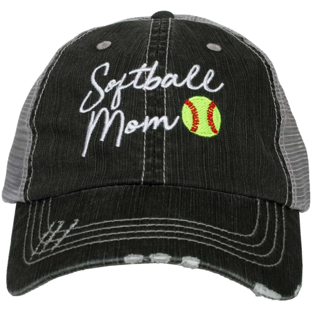 Katydid Mom Life Collection Softball Mom (2021) Women's Trucker Hats