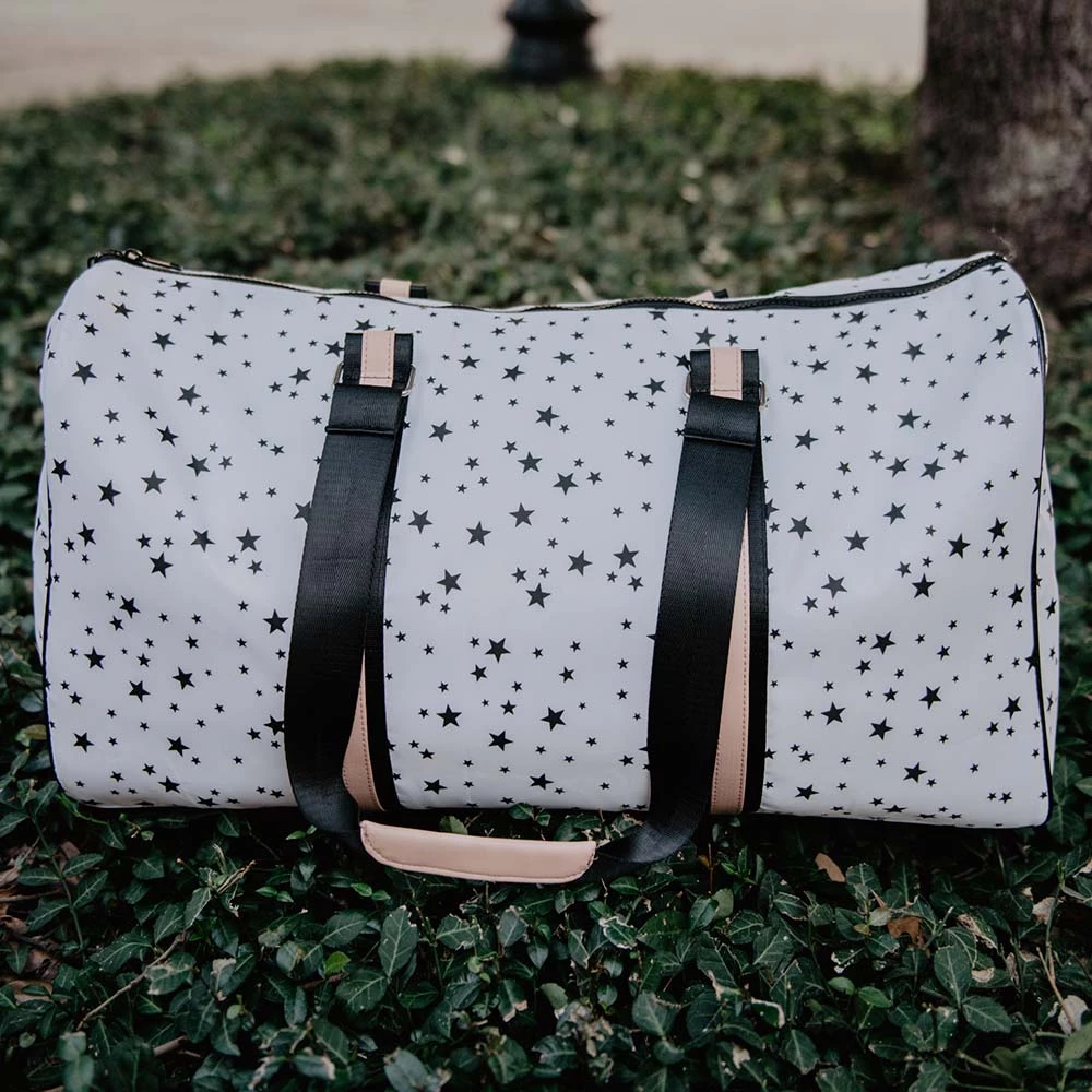 Katydid Star Printed Pattern Duffle Bag Or Weekender
