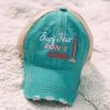 Katydid Vacay Getaway Collection Surf Hair Don’t Care Women's Trucker Hats