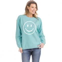 Katydid Happy Face Corded Sweatshirt Happy Face Collection